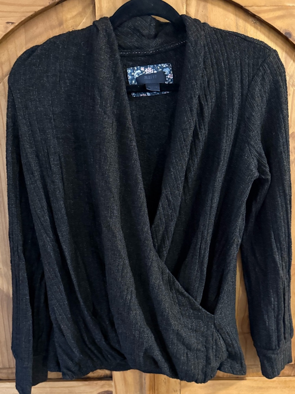 Maeve Brown Shimmer Knit Sweater